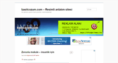 Desktop Screenshot of basitcozum.com